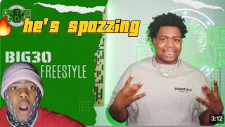 IS HE PREACHING?? BIG30 "ON THE RADAR" FREESTYLE (REACTION) #youtubeshorts #rap #youtube