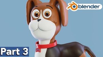 Part 3 - Dog Character Creation (Blender Tutorial Series)