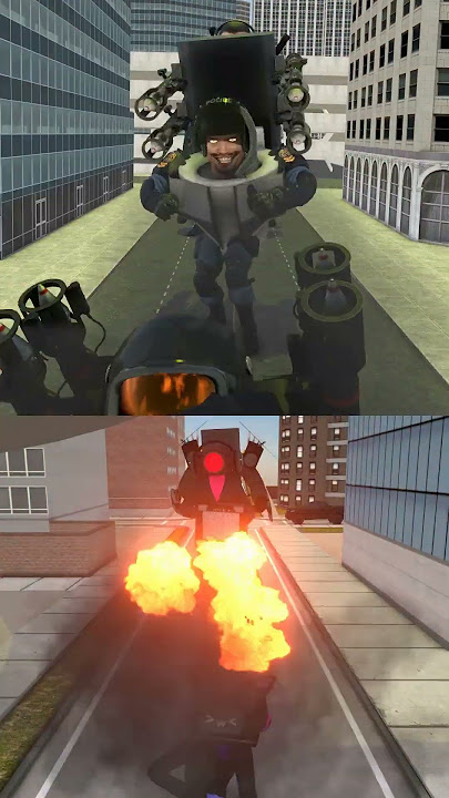 Titan Camera, Titan Speaker TV woman, TV man, Mecha TV man, Astro - game over. #skibiditoilet