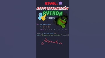 Reto programación en Python  #aprenderpython #java #python