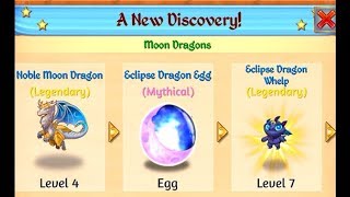 Finally have enough Moon Dragons for a Eclipse Dragon - Merge Dragons