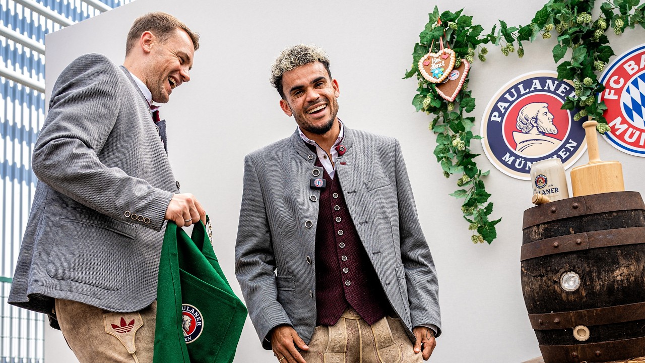 Luis Díaz in Bavarian 