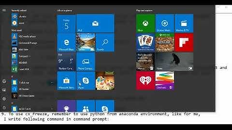 cx_Freeze in Anaconda Environment
