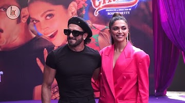Deepika Padukone, Ranveer Singh, Rohit Shetty at the Current Laga Re Song Launch | Cirkus