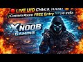 🛑LIVE UID CHECK 🔥|Custom Room FREE Entry 🎮 | FF India X Noob Gaming