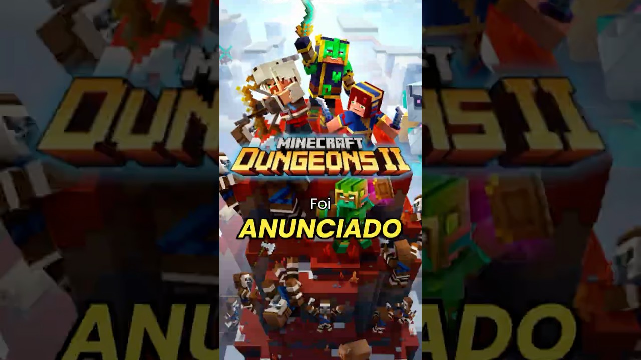 MINECRAFT DUNGEONS 2 FOI ANUNCIADO! #shorts