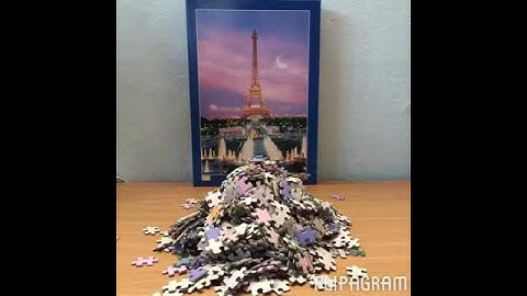 Eiffel Tower Puzzle (1000 pieces)