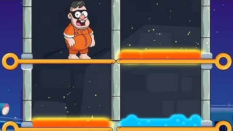 Prison Pin Rescue/ Pull The Pin Gameplay Level Solution - Pull Him Out