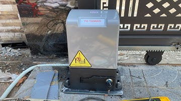 Hướng dẫn thợ sắt lắp motor cổng lùa yh taiwan giá 2.6 triệu