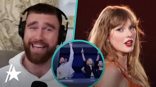 travis kelce says bradley cooper & gigi hadid were 'amazing' at taylor swift's paris eras tour