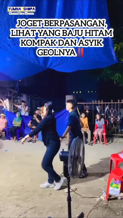 Pasangan Baju Hitam kompak  Geolnya‼️#dj #remix #dance #joget #cover #karnaval #feedshorts #short
