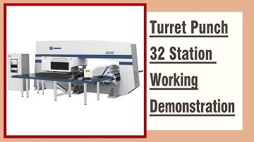 RONGWIN Demonstration of high-precision, fast and high-efficiency servo turret punch press machine