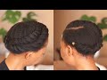 SIMPLE FLAT TWIST SUMMER HAIRSTYLE|PROTECTIVE STYLE