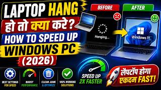 Laptop Lagging Problem 2 Secret Settings! 💻 Windows Laptop Hang Problem Solution