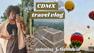 summer in MEXICO CITY 🇲🇽 // xochimilco &amp; teotihuacán CDMX travel vlog