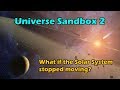 What if the Solar System stopped moving? [Universe Sandbox 2]