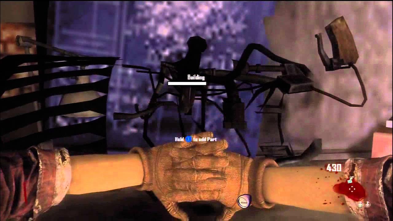 Black Ops 2 Zombies Tranzit Jet Gun BO2 Zombies: Building Wonder Weapon solo - Jet Gun parts in TranZit