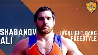 HIGHLIGHT Ali SHABANOV 86kg BLR - Freestyle Wrestling