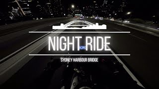 Night ride across Sydney Harbour Bridge | 2022 CBR650R