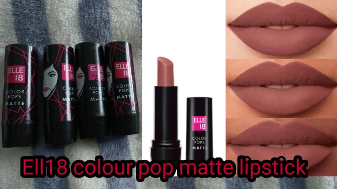 Ell18 colour pop matte lipstick ka Honest Review ll shade Pink Spice