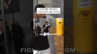 ANDRE S.O.G WARD MADE A LIVING OF THE FUNDAMENTALS 🥊#andreward #boxing #heavybag #andreward