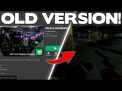 Playing The FIRST Version Of Nico's Nextbots [ROBLOX] 