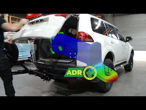 Mirack GEN4 Swing Carrier - Tow Hitch Mounted Spare Wheel Carrier