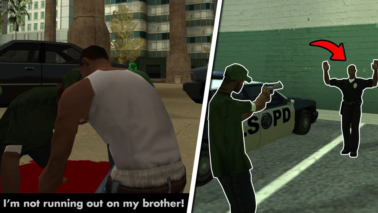 Что произойдёт, если спасти Свита от ареста в GTA San Andreas? (Секретная концовка)