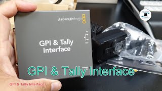 Blackmagic Design GPI & Tally Interface for ATEM Production Switchers : Unboxing.