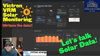 Victron VRM Solar Data - Online Overview
