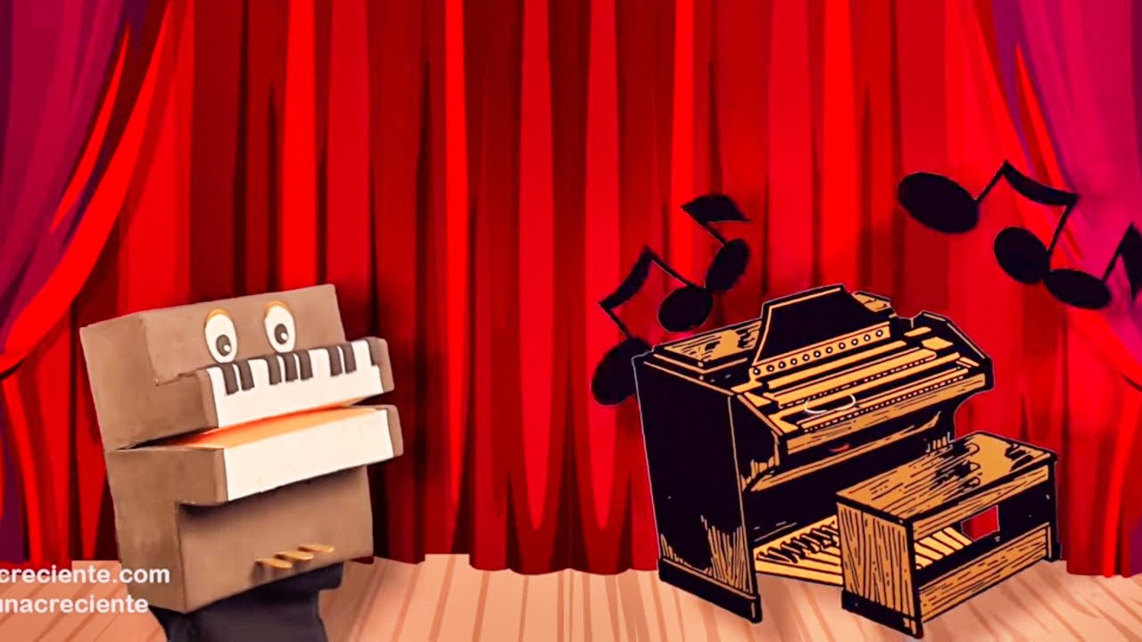 El Piano y el Organo - Aprendiendo los instrumentos con Claudio Il Piano - Videos para niños