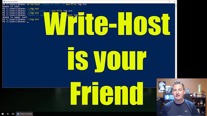How to use Write-Host for PowerShell