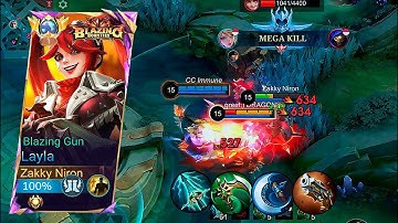NEW LAYLA BEST HIGH DAMAGE HACK BUILD 2025!☠️THIS BUILD IS LITERALLY BROKEN! - MLBB