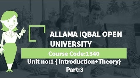 1340|Unit :1| Introduction +Theory| Part:3 Contract No:0318-7895979