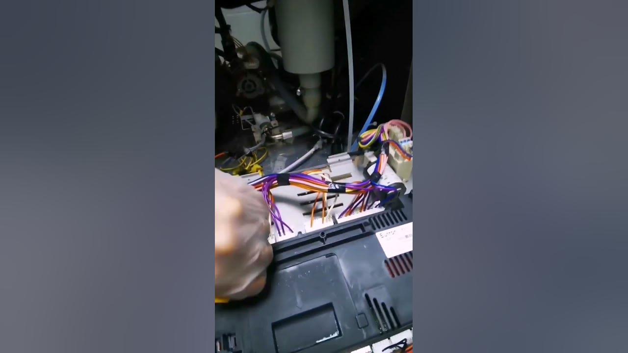 Let's see how to change zanussi dishwasher A1 Error code YouTube