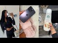 VLOG - getting the new iPhone 14 Pro Max, new nails, trying out Amazon lashes, cooking &amp; more 🤍