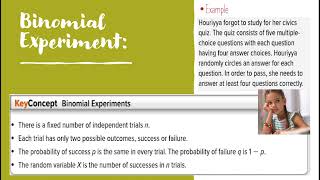 Chapter 10 Statistics and Probability| 10-4 The Binomial Distribution(1)