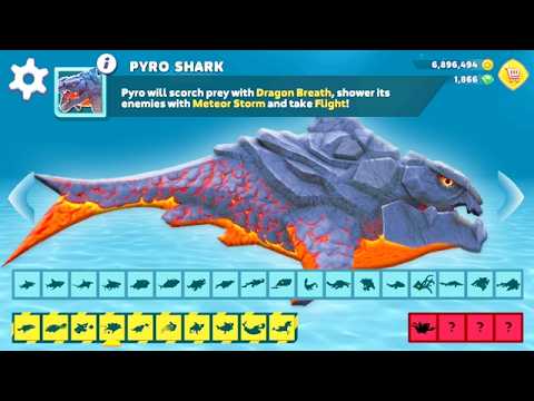 Hungry Shark Evolution - Pyro Max Level