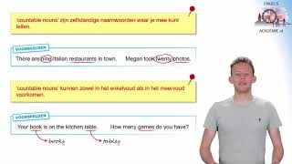 Engels - telbare en ontelbare zelfstandige naamwoorden - EngelsAcademie.nl screenshot 1