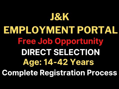 J&K Employment Portal l Free Job Opportunity l Direct Selection l #jkssbjobs #jkjobs #jkssb #2022