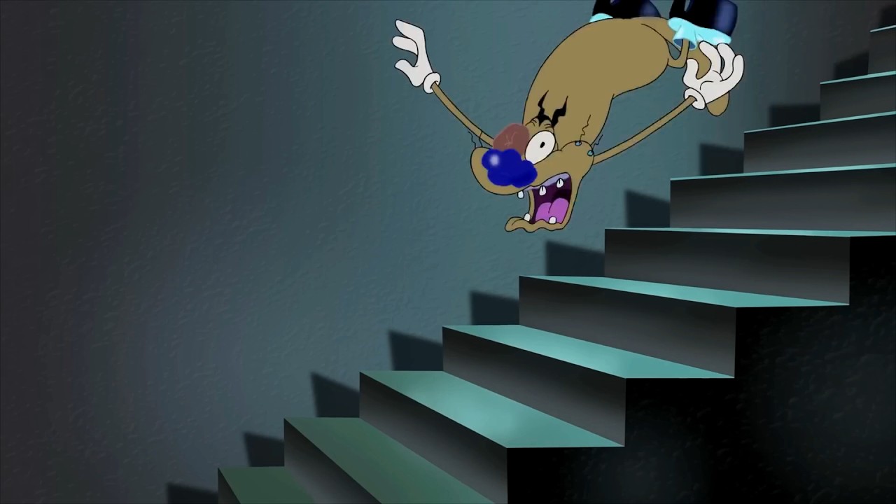 Oggy and the Cockroaches | OGGY’S STAIR DISASTER! (Sponsored by: Klasky Csupo Effects 2001)