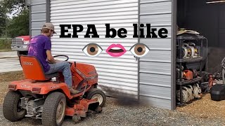 How To Turn Up The Fuel On A Diesel Kubota Mower "G1800"