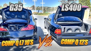 G35 VS LS400 | KICKER COMP Q 12