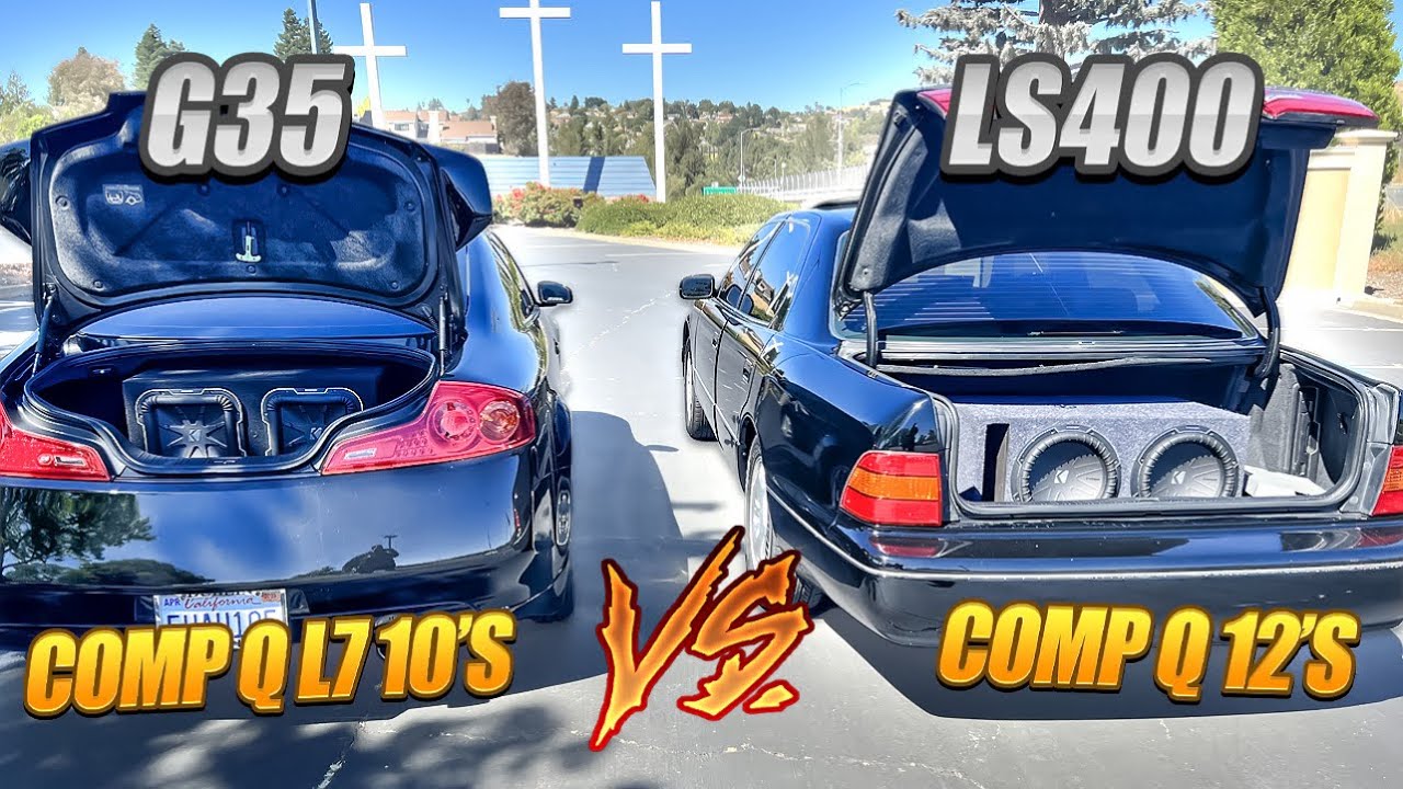 G35 VS LS400 KICKER COMP Q 12'S VS KICKER COMP Q L7 10'S YouTube