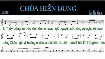 CHÚA HIỂN DUNG - LM BÙI NINH - Trình bày HP