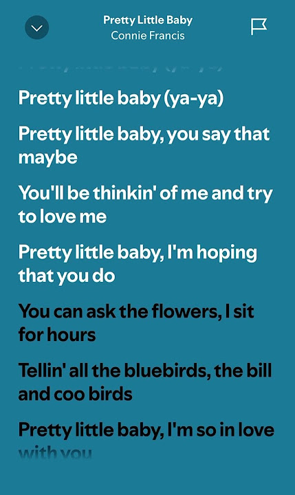 Pretty Little Baby - Connie Francis #spotify #trending #viral #class #summer #shorts
