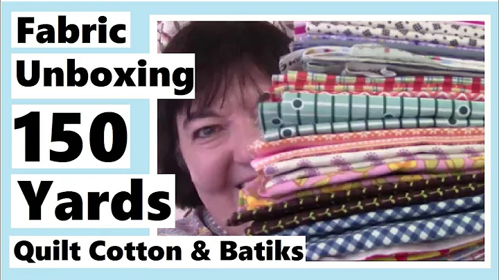Fabric Unboxing - 150 Yards of Quilt Cotton and Ba...