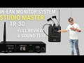 Studio Master TR-30 | Wireless In-Ear Monitor System 🔥 Full Demo &amp; Review!