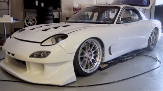 BAGGING AND WIDEBODYING MY RX7!!