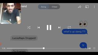 Lucasraps  Tell A Friend Reaction 